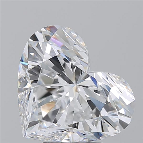 6.01 carat D-IF Natūralus Heart Deimantas (1)