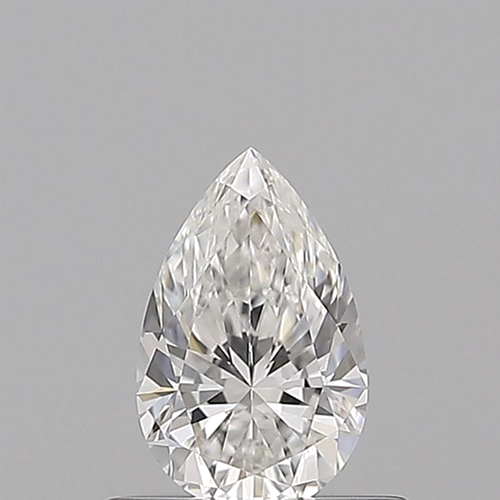 0.51 carat E-VVS1 Natūralus Pear Deimantas (1)
