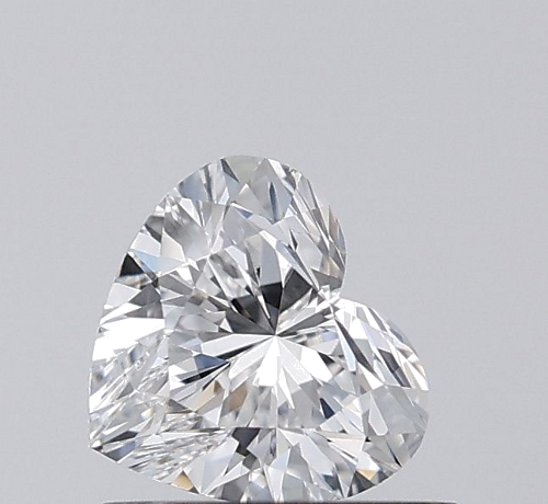 0.52 carat E-VVS2 Natūralus Heart Deimantas (1)