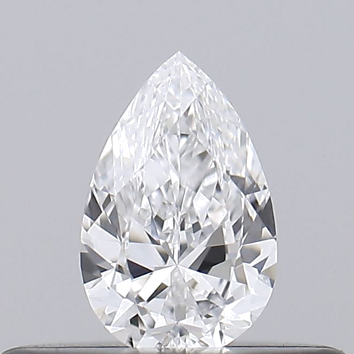 0.19 carat D-VVS1 Natūralus Pear Deimantas (1)