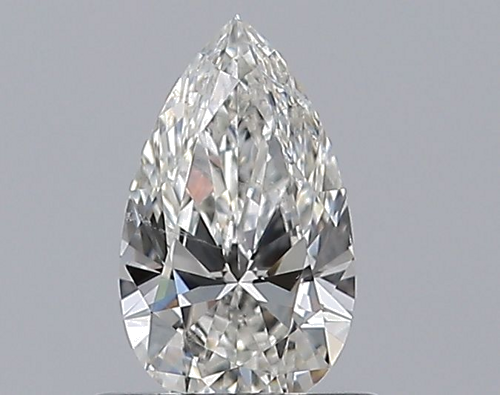 0.51 carat H-SI1 Natūralus Pear Deimantas (1)