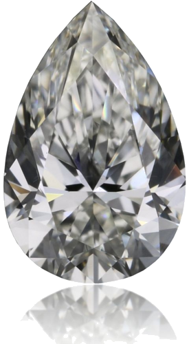 0.4 carat I-VS2 Natūralus Pear Deimantas (1)