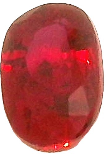 0.51 carat RED Oval Rubinas (1)