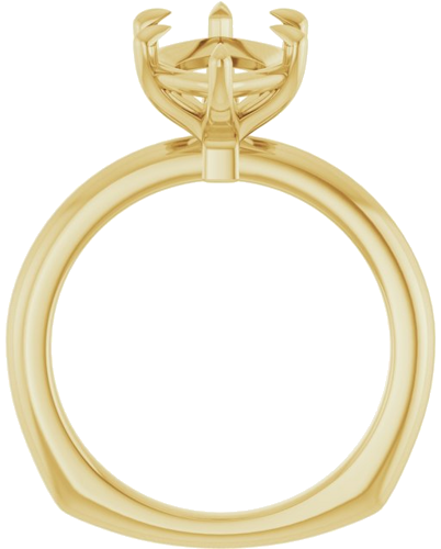 Sužadėtuvių Žiedas „Claw-Prong Euro Shank“ 14k yellow gold Marquise 16mm x 8mm (2)