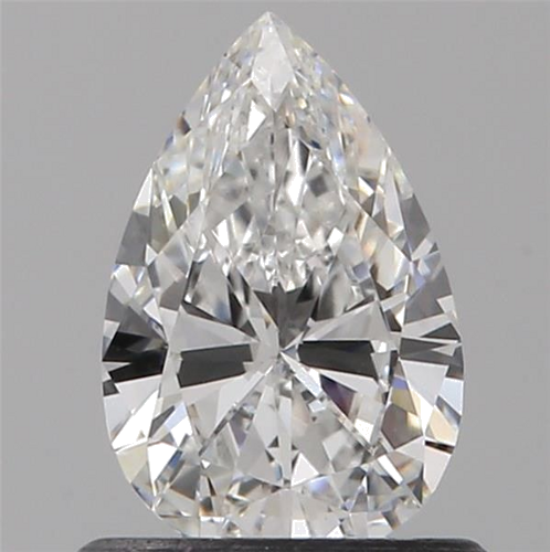 0.69 carat E-VS2 Natūralus Pear Deimantas (1)