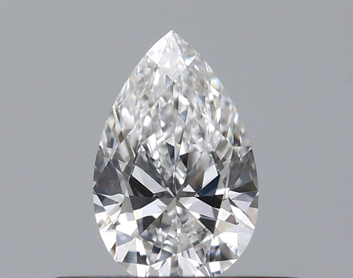 0.31 carat E-VVS2 Natūralus Pear Deimantas (1)