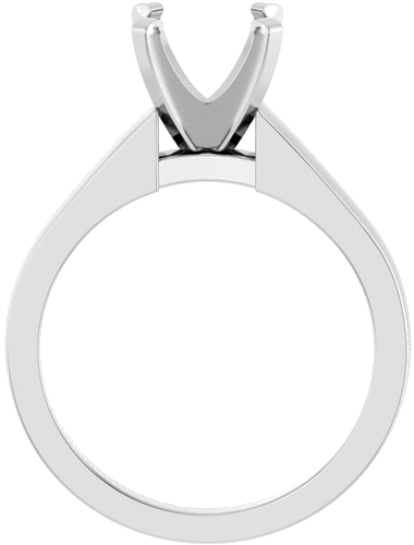Sužadėtuvių Žiedas „Solitaire“ 14k white gold Round 8mm (2)