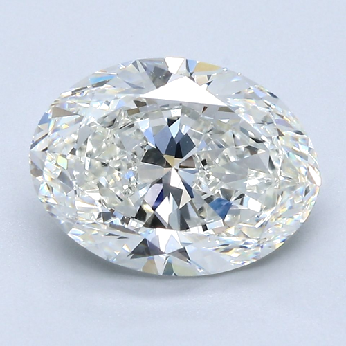 3.5 carat H-VVS2 Natūralus Oval Deimantas (1)