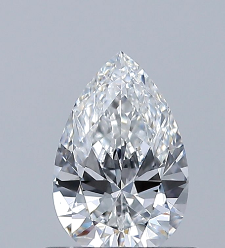 0.53 carat E-VS1 Natūralus Pear Deimantas (1)