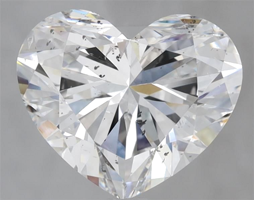 3.01 carat E-SI2 Natūralus Heart Deimantas (1)
