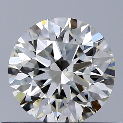 0.5 carat I-VS2 Excellent cut Natūralus Round Deimantas (1)