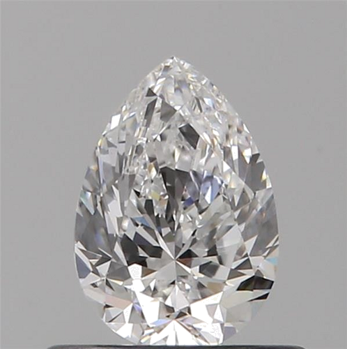 0.5 carat D-VVS2 Natūralus Pear Deimantas (1)