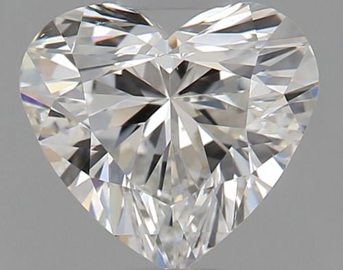 0.51 carat G-VS2 Natūralus Heart Deimantas (1)