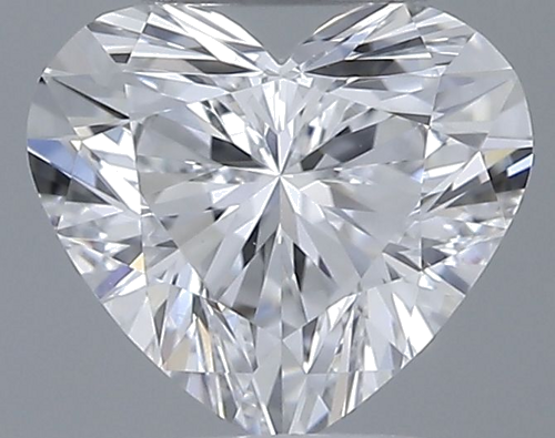 0.5 carat D-VS2 Natūralus Heart Deimantas (1)