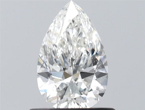 0.62 carat H-VS2 Natūralus Pear Deimantas (1)