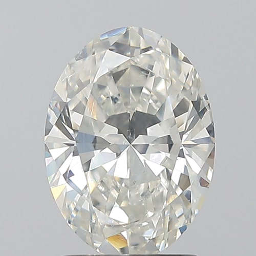 1.7 carat I-SI2 Natūralus Oval Deimantas (1)