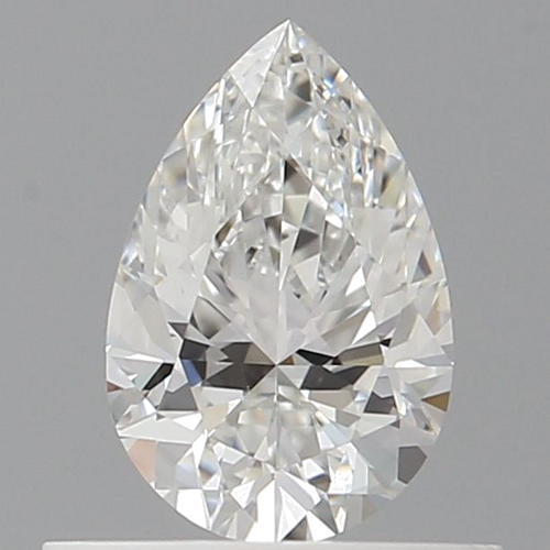 0.5 carat F-VVS1 Natūralus Pear Deimantas (1)
