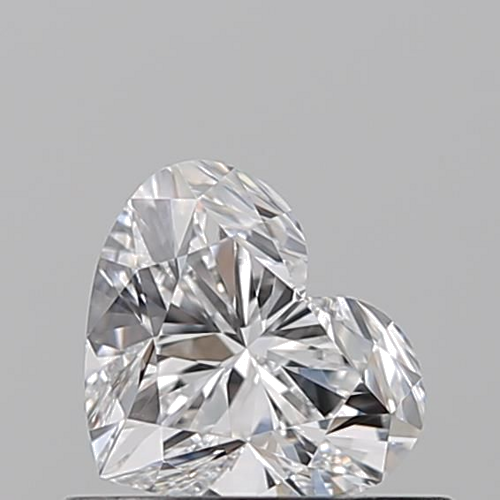 0.51 carat E-VVS2 Natūralus Heart Deimantas (1)