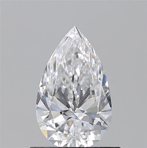 0.7 carat D-VS1 Natūralus Pear Deimantas (1)