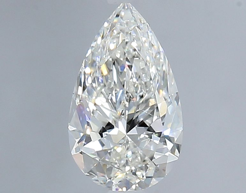 0.9 carat G-SI1 Natūralus Pear Deimantas (1)