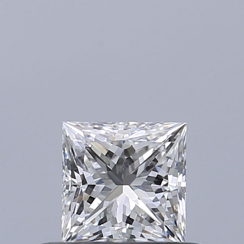 0.4 carat E-IF Natūralus Princess Deimantas (1)