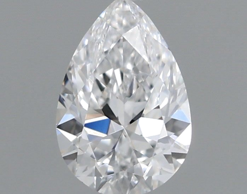 0.3 carat D-VS1 Natūralus Pear Deimantas (1)