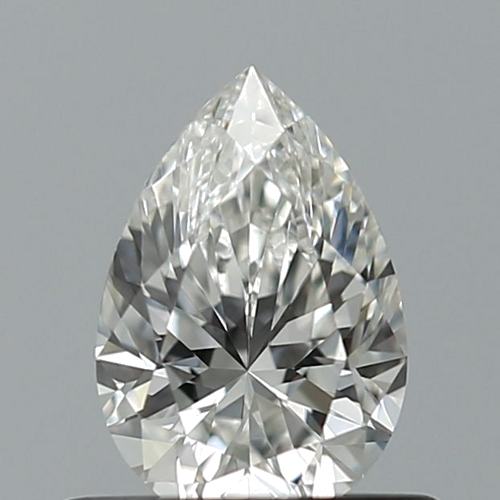 0.5 carat G-VS1 Natūralus Pear Deimantas (1)