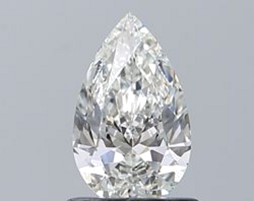 0.7 carat G-VVS1 Natūralus Pear Deimantas (1)