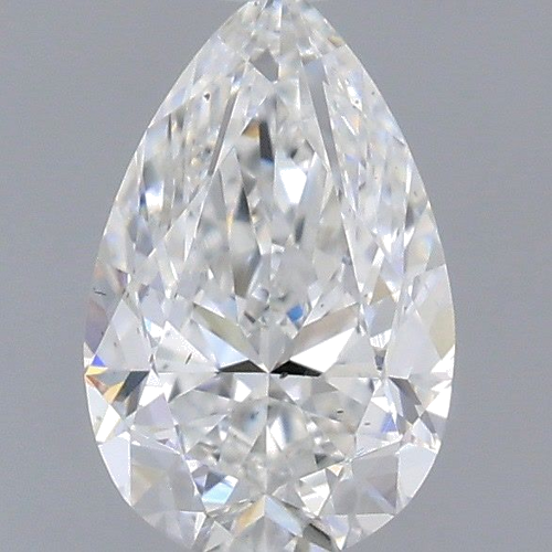 0.5 carat E-SI1 Natūralus Pear Deimantas (1)