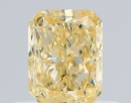 0.5 carat Fancy Yellow-VS1 Natūralus Radiant Deimantas (1)