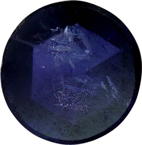 0,42 ct. Zilais safīrs (1)