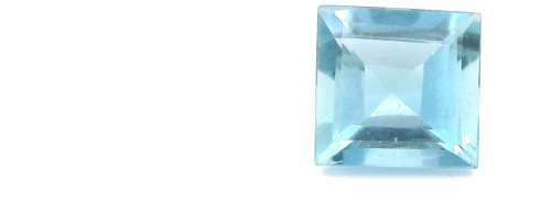 0.51 carat BLUE STEP cut Square Aquamarine (1)
