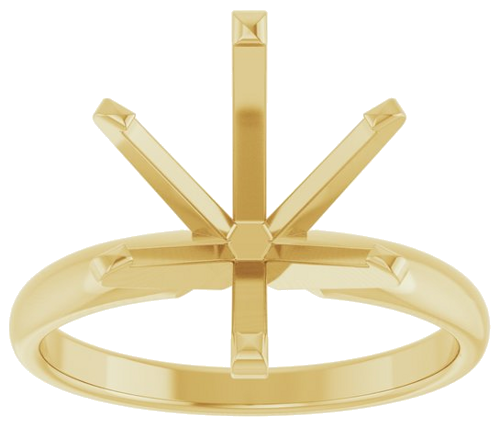 Sužadėtuvių Žiedas „Solitaire“ 14k yellow gold Oval 12mm x 10mm (3)