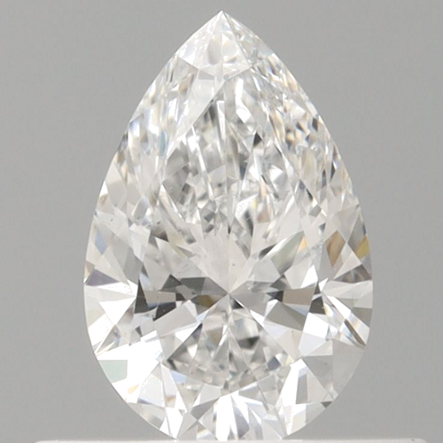 0.44 carat E-SI1 Natūralus Pear Deimantas (1)