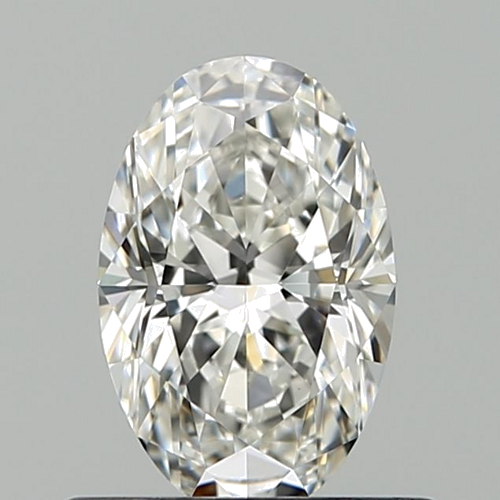 0.6 carat F-VVS2 Natūralus Oval Deimantas (1)