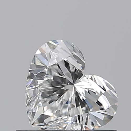 0.52 carat E-SI1 Natūralus Heart Deimantas (1)
