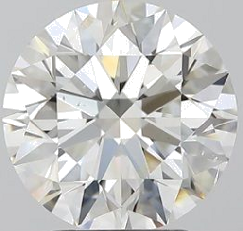 3.03 carat I-SI2 Excellent cut Natūralus Round Deimantas (1)