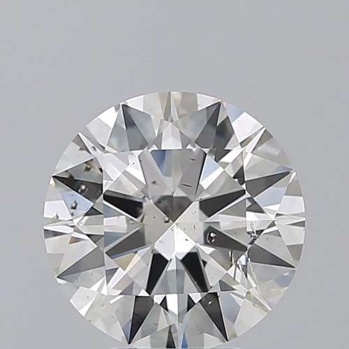 4.06 carat I-SI2 Excellent cut Natūralus Round Deimantas (1)