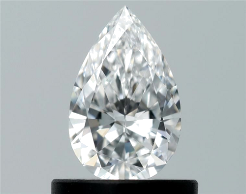 0.51 carat D-VVS2 Natūralus Pear Deimantas (1)