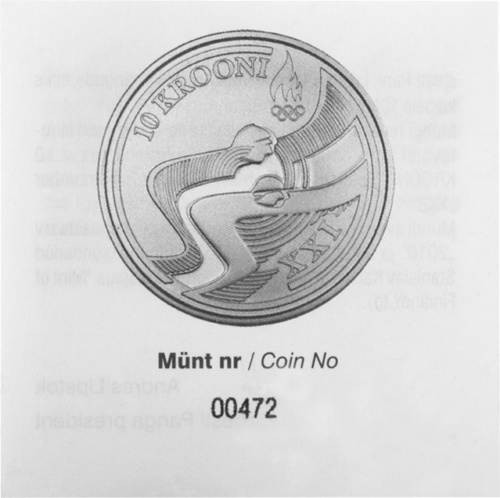2010 Estonia XXI Olympic Winter Games 10 kroner silver coin (4)
