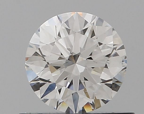 0.5 carat F-SI1 Excellent cut Natūralus Round Deimantas (1)