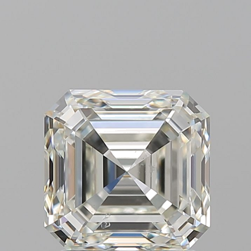 2.2 carat K-SI2 Natūralus Asscher Deimantas (1)