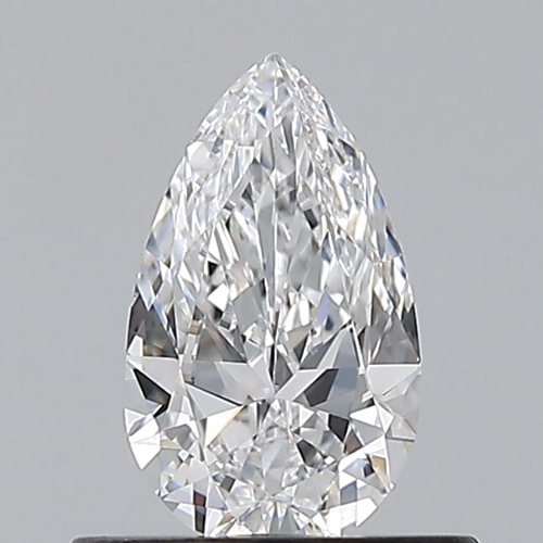 0.5 carat D-VS2 Natūralus Pear Deimantas (1)