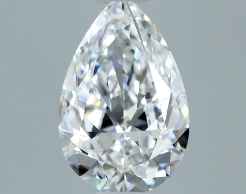 0.5 carat E-VS2 Natūralus Pear Deimantas (1)