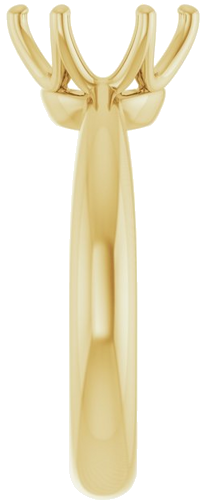 Sužadėtuvių Žiedas „Solitaire Crown-Inspired“ 14k yellow gold Round 8.2mm (4)