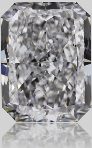 1.51 carat D-SI2 Natūralus Radiant Deimantas (1)