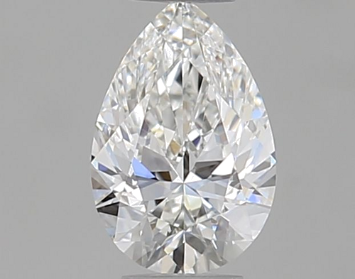 0.34 carat G-IF Natūralus Pear Deimantas (1)