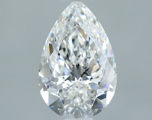 0.7 carat E-VS2 Natūralus Pear Deimantas (1)