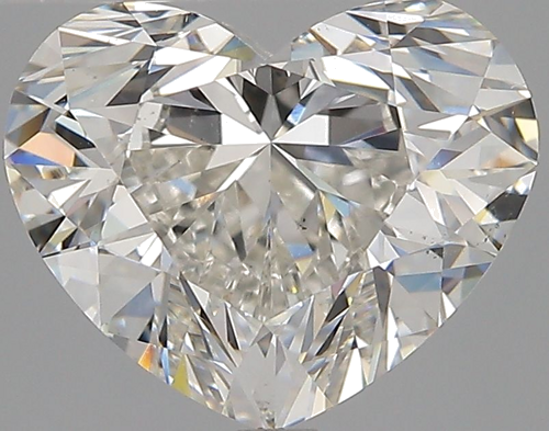 3.03 carat H-SI1 Natūralus Heart Deimantas (1)