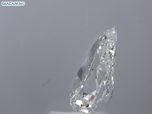 2.0 carat E-SI2 Natūralus Pear Deimantas (1)